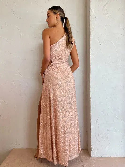 Sonya Nour Gold Sequins Dress Gold Size 8 photo 4