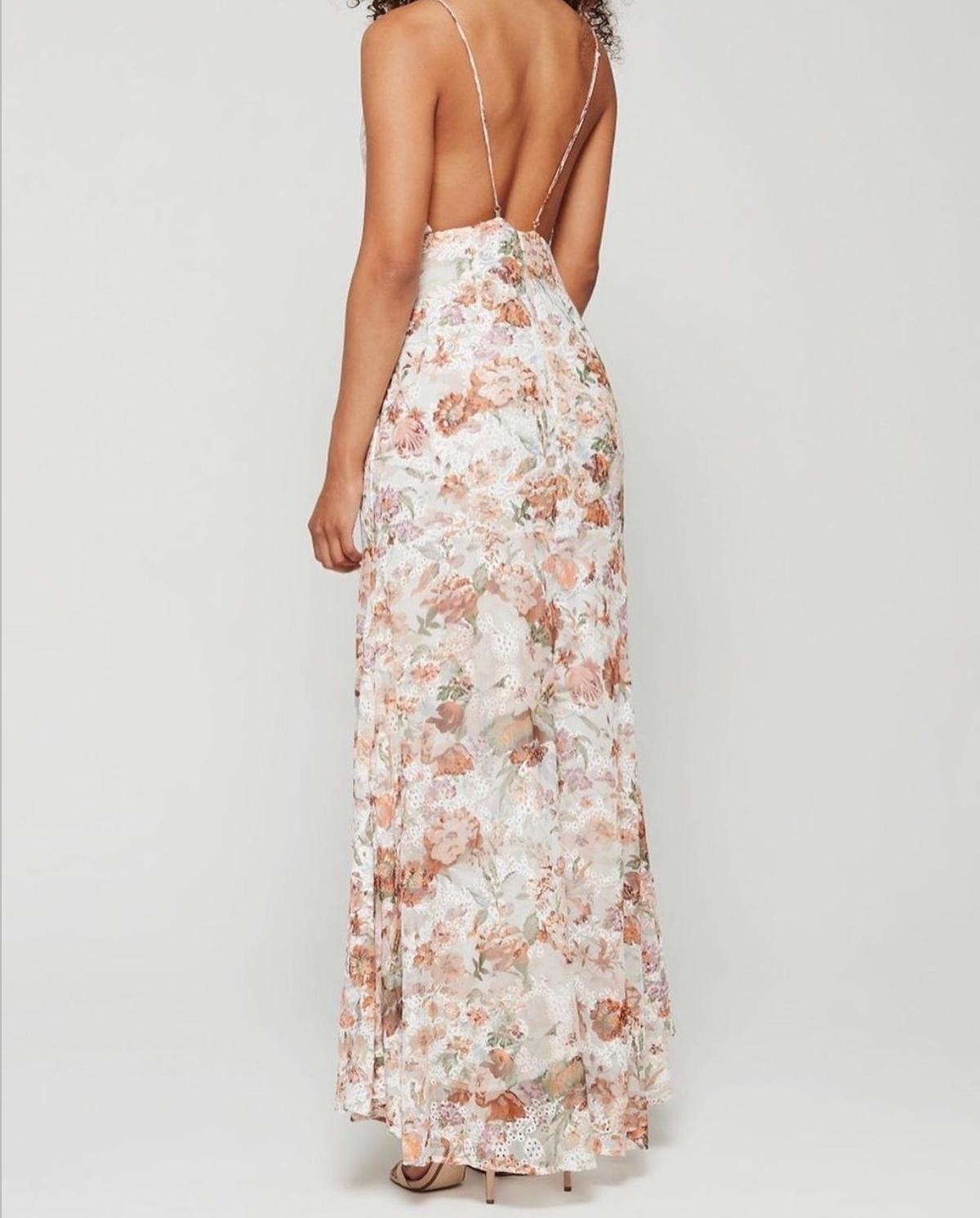 Winona Tigerlily Cowl Maxi Dress Print Size 8 photo 4