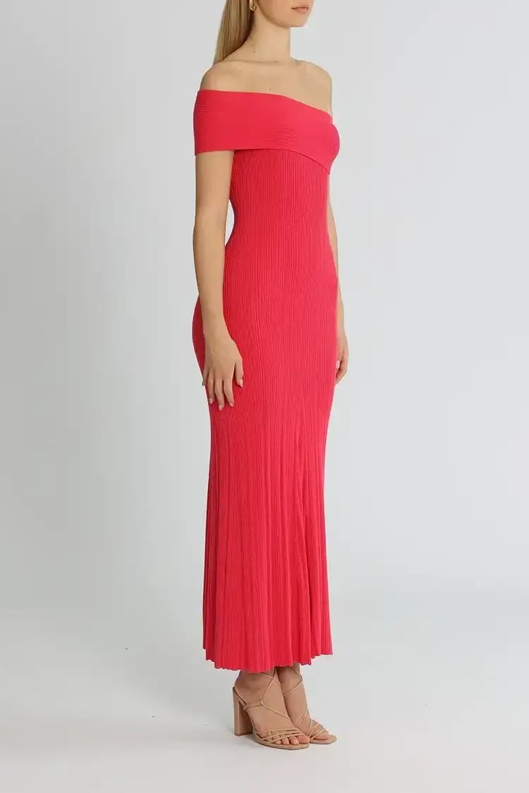 Anna Quan Brea Dress in Red Size 8 photo 2