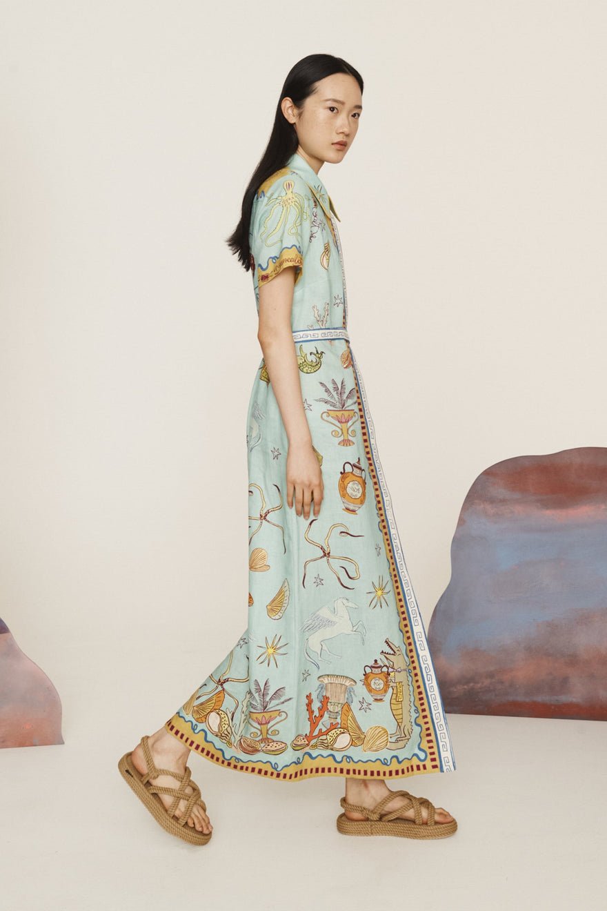 Alemais Surrealist Summer Shirtdress photo 4