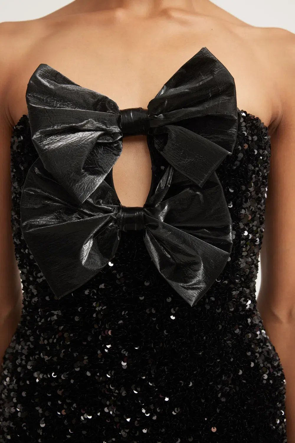 TOJHA Harlynne Dress Black Sequin Size M / AU 10 photo 4