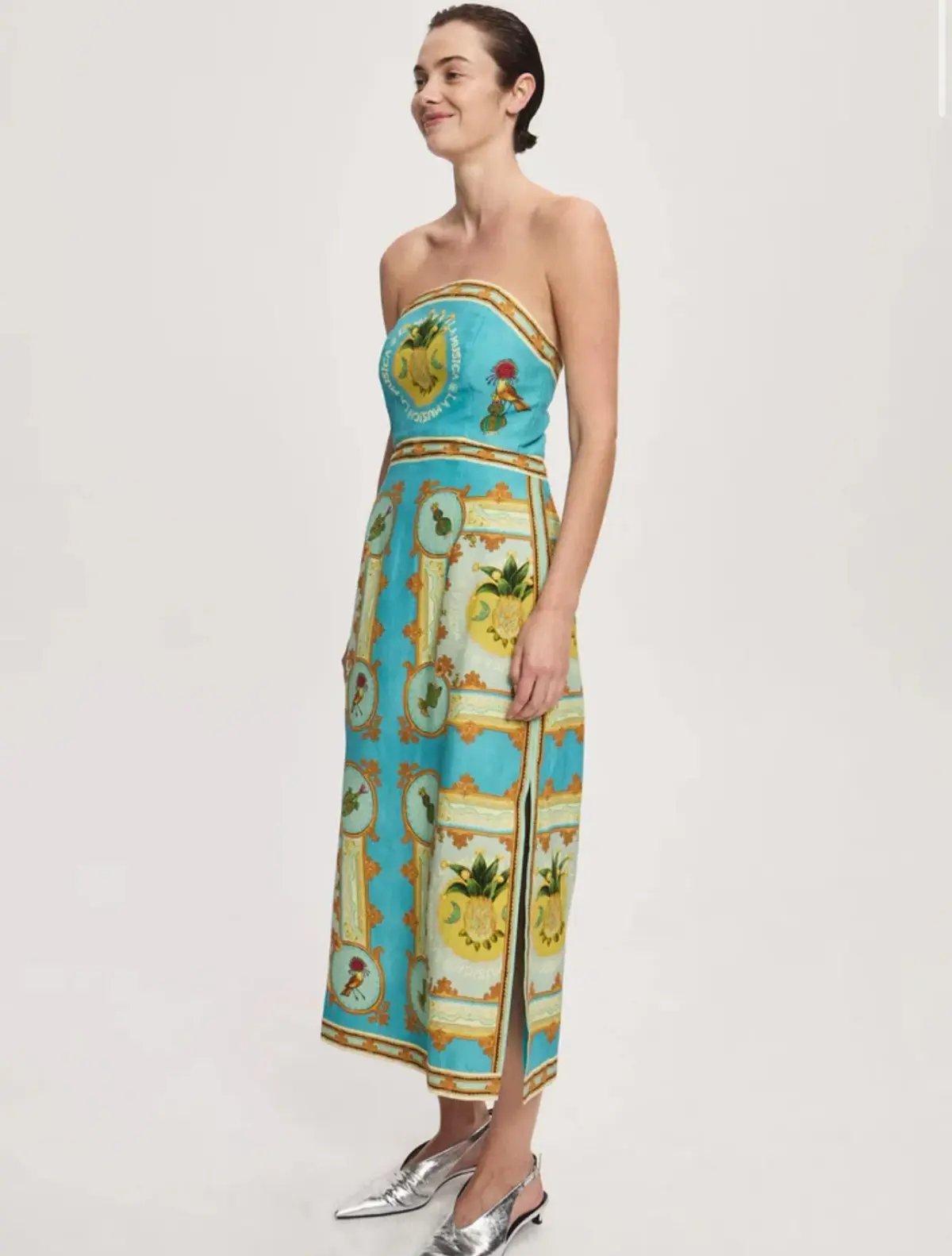 Alemais La Musica Midi Dress Multi Size 10 photo 2
