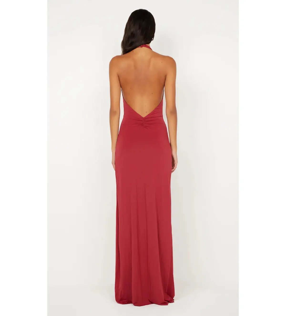 Bec & Bridge Susie Plunge Maxi Dress in Cherry Red Size XS / AU 6 photo 2