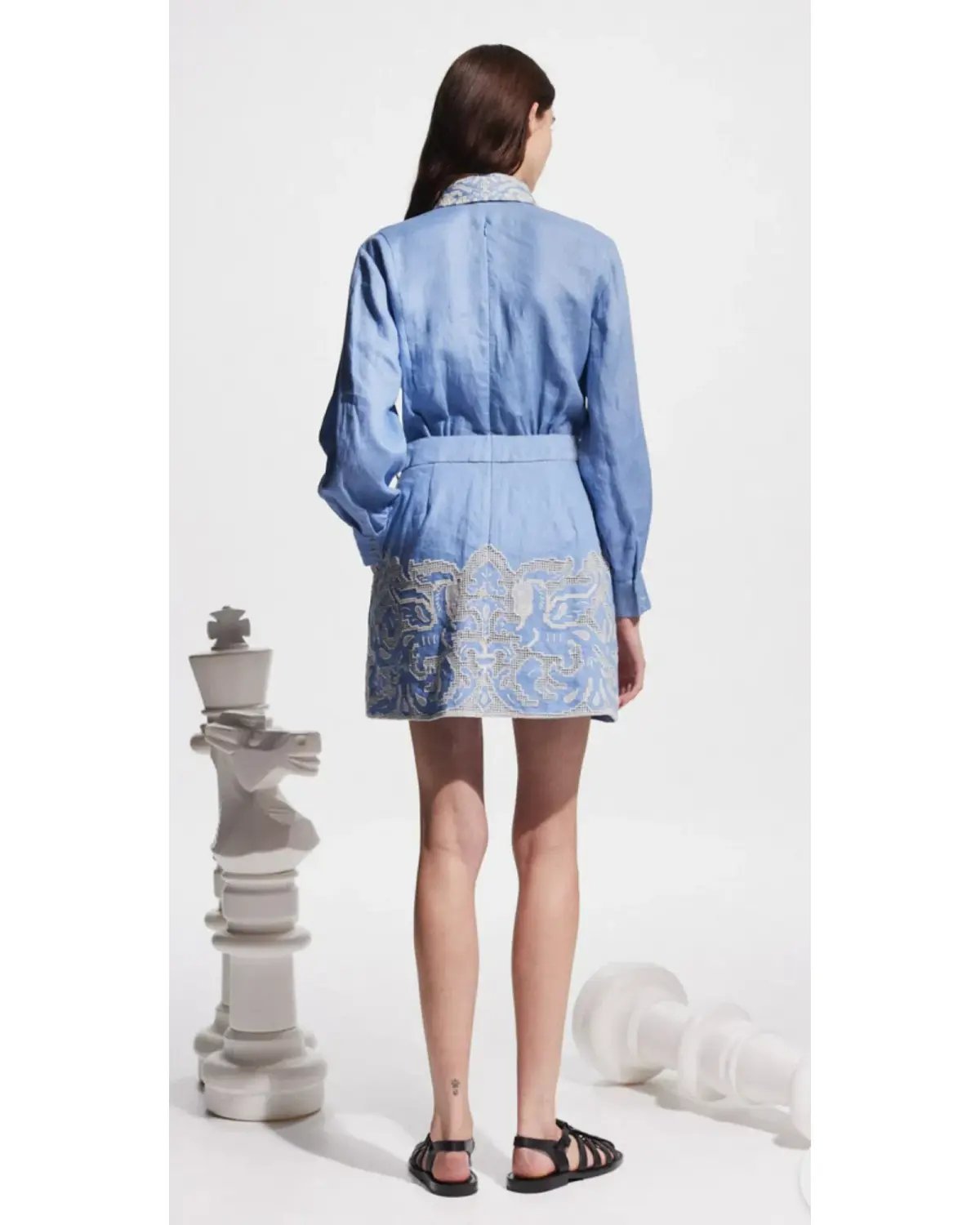 Alemais Arion Mini Dress Print Size AU 14 photo 3