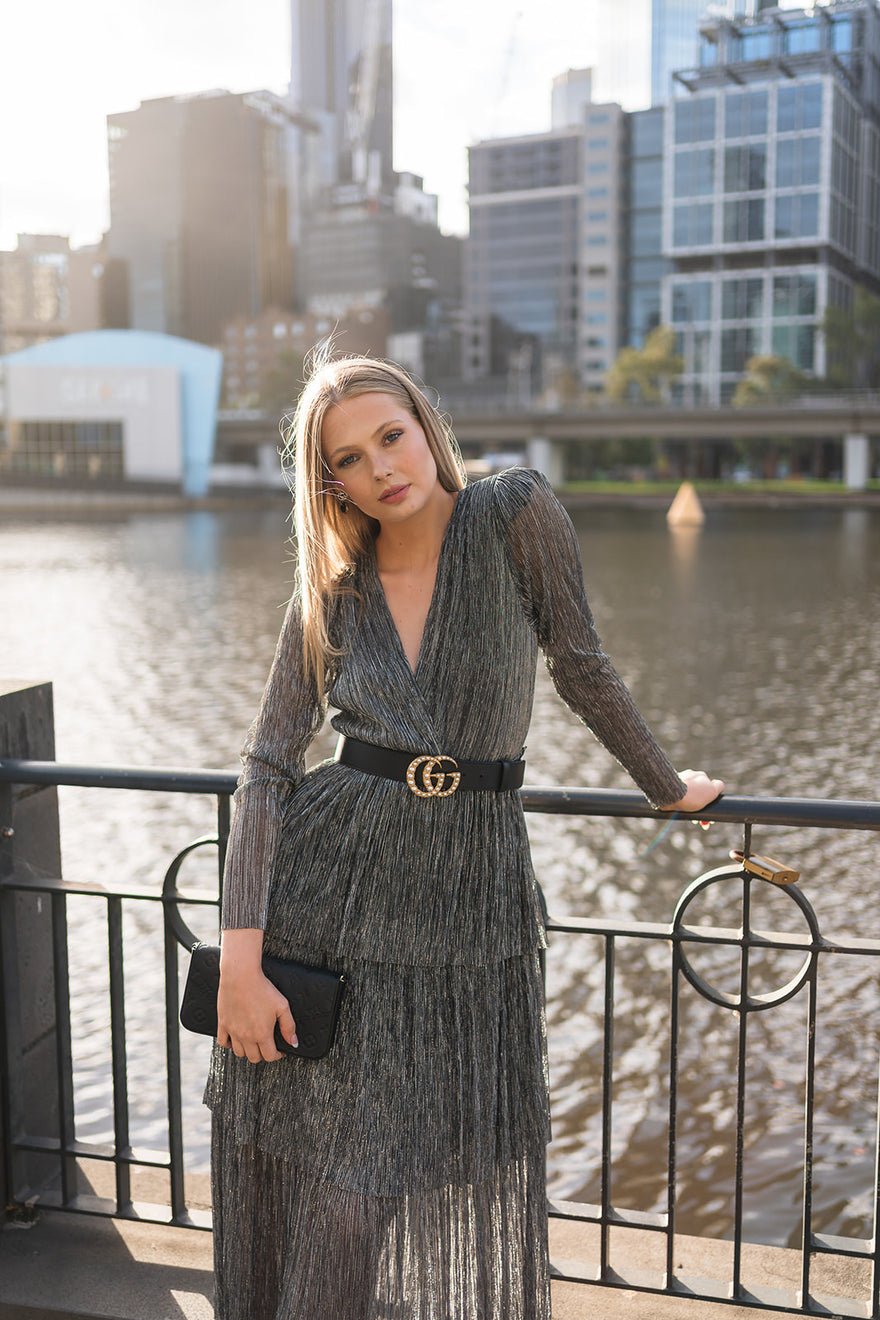 Sheike All That Sparkles Dress - Bronze photo 4