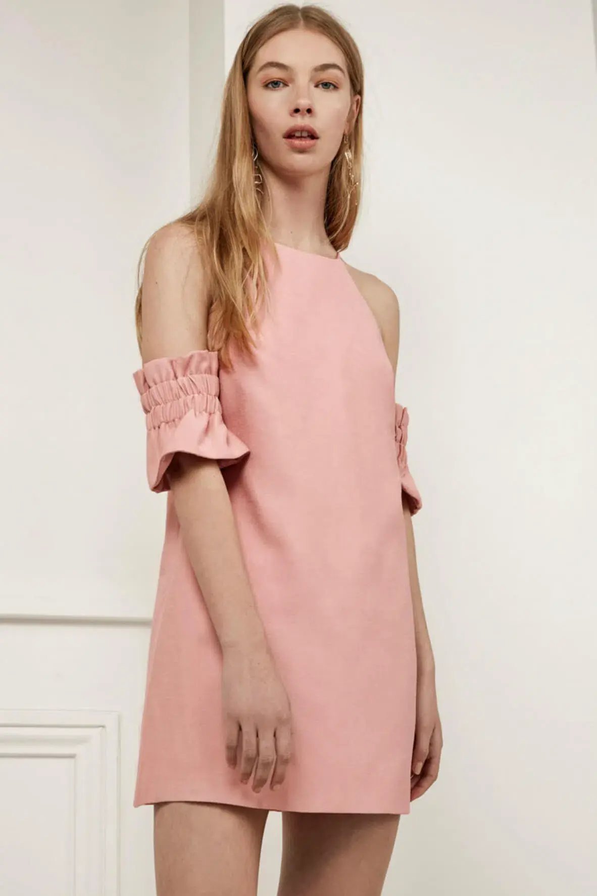 Cameo Collective Double Take Mini Dress Blush Size 8 photo 2
