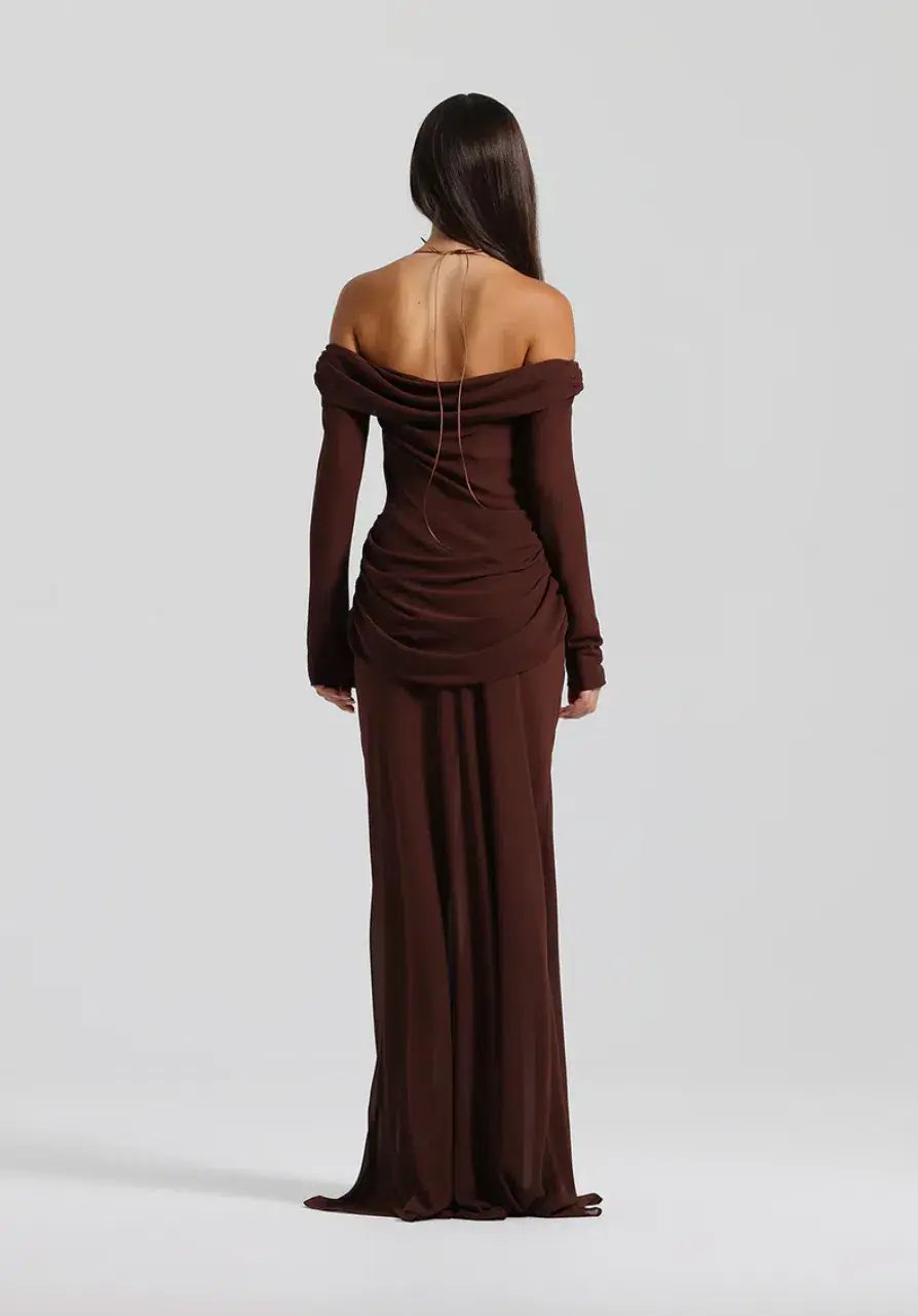 Natalie Rolt Emily Gown Espresso Size 1 / AU 8 photo 3