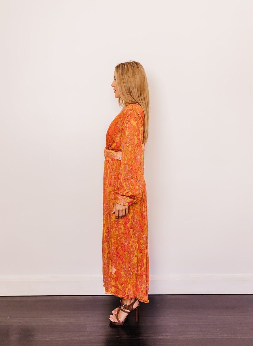 Scanlan Theodore Paisley GGT Midi Dress photo 3