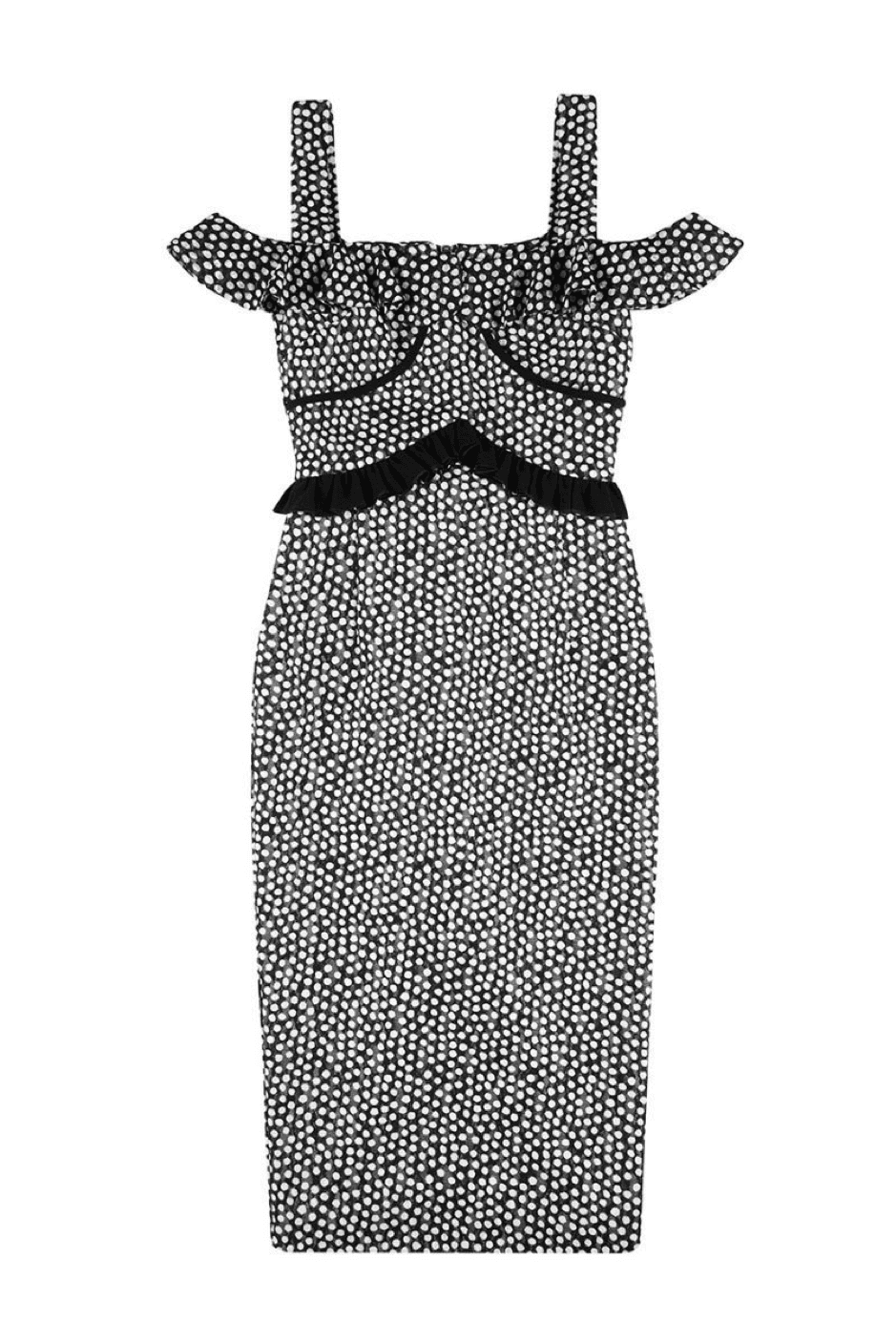 By Johnny Amaya Tiered Midi Dress Print Size 8 photo 3