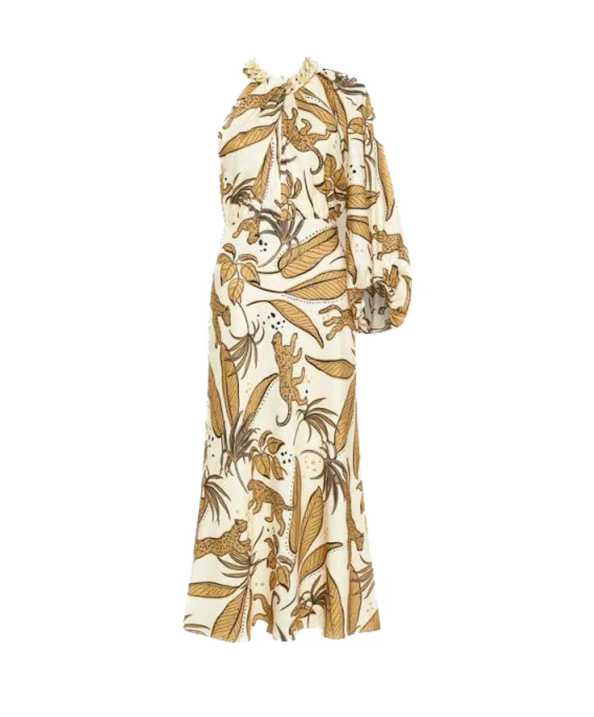 Sheike Cali Jungle Dress White Size AU 10 photo 5