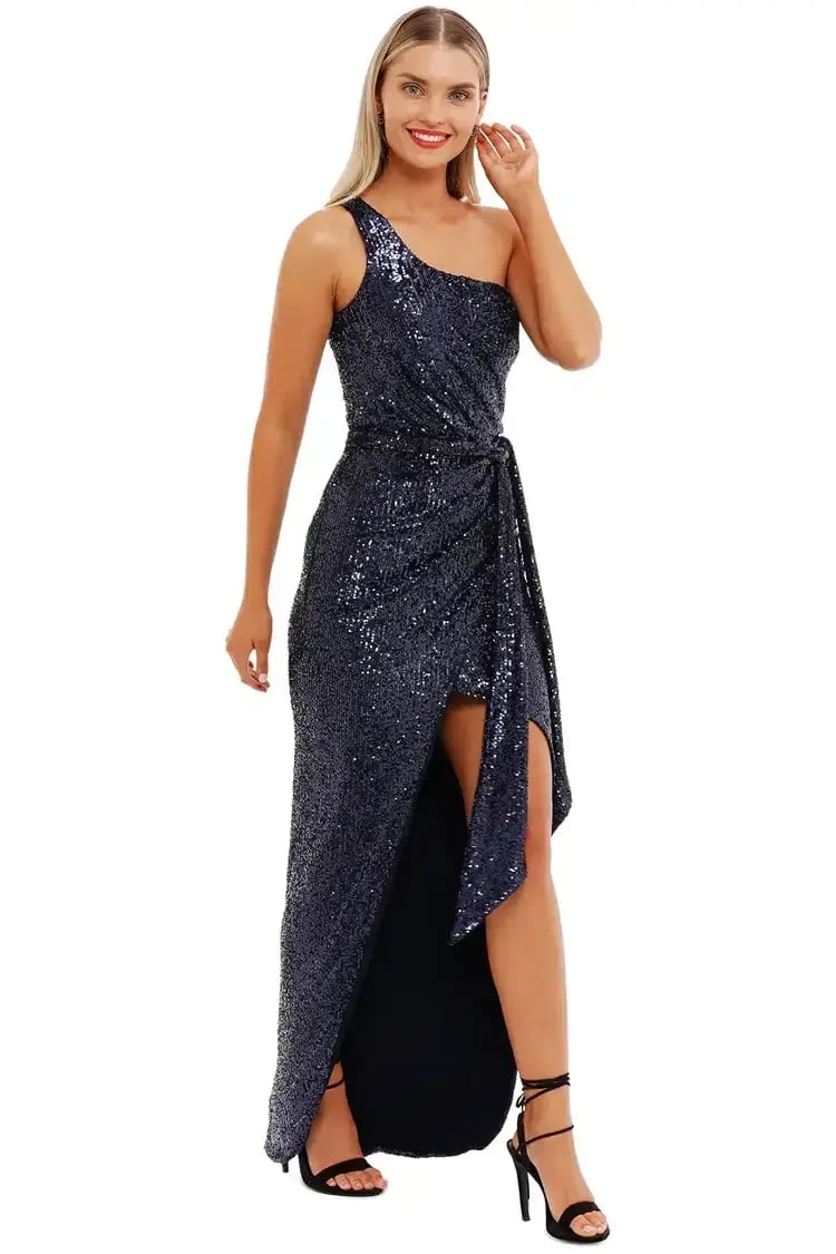 Nookie Palazzo Gown in Navy Size 12 photo 2