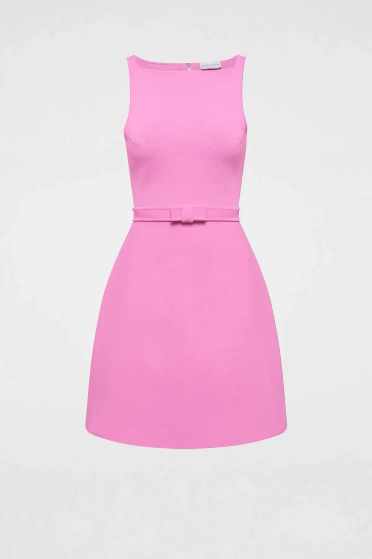 Scanlan Theodore Crepe Knit Bow Belt Dress Pink Size Small/Au 8 photo 5