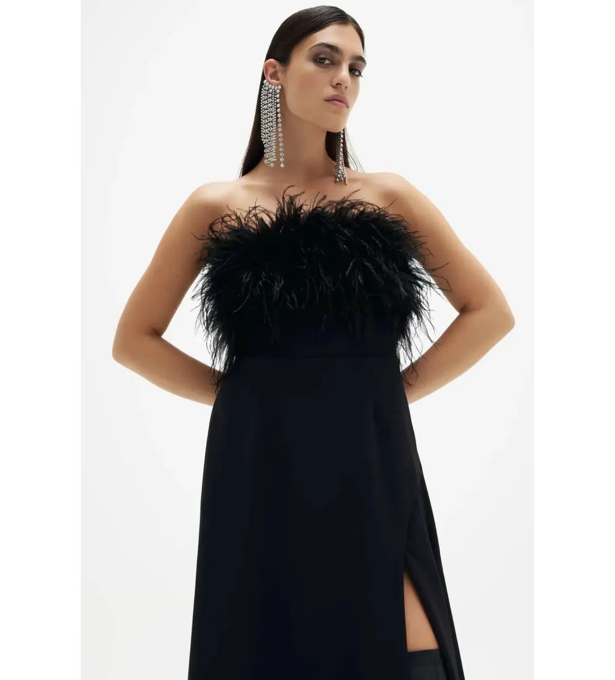 Rachel Gilbert Linc Gown Black Size 2/AU 10 photo 7