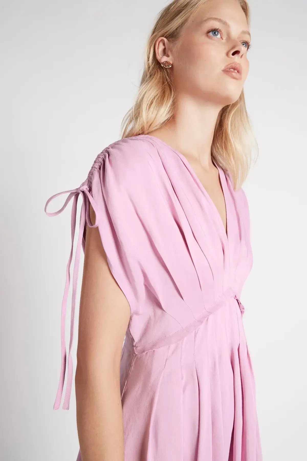 Aje Cosmos Midi Dress Lilac Size 10 / M photo 4