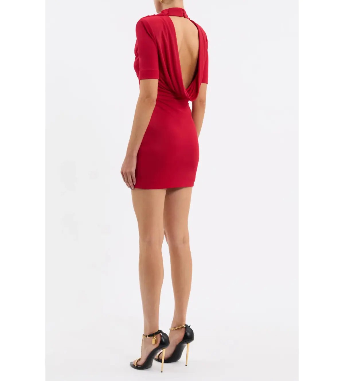 Rebecca Vallance Carmine Mini Dress Red Size 10 photo 2