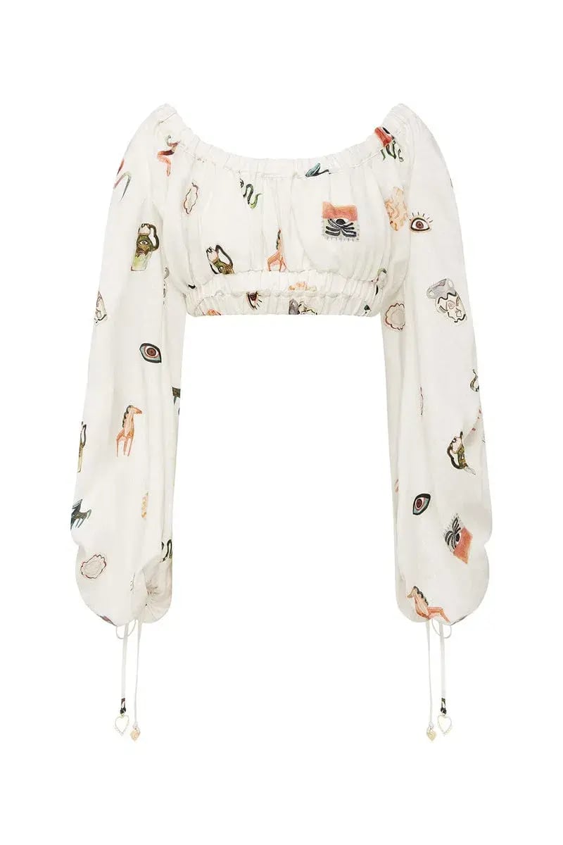 Alemais Hera Top Print Size 6 photo 5