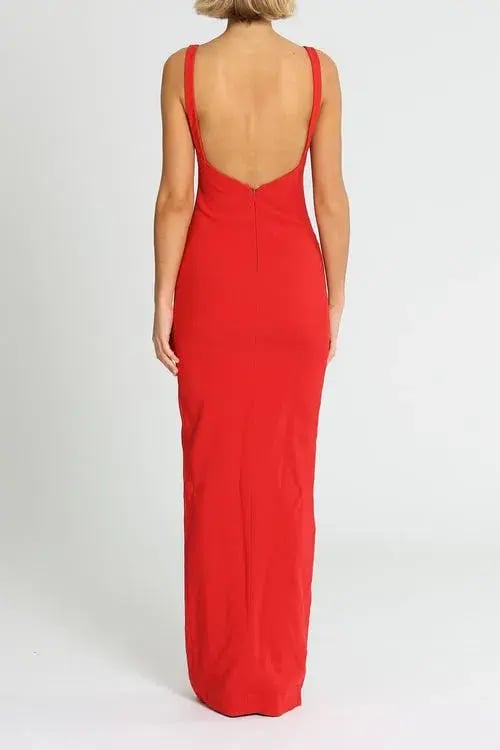 Likely NYC Bethany Gown Red Size 8 photo 3