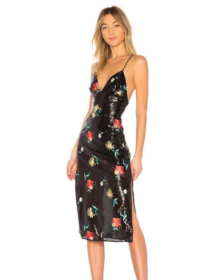 Lovers & Friends Melinda Midi Dress Print Size 4 photo 4