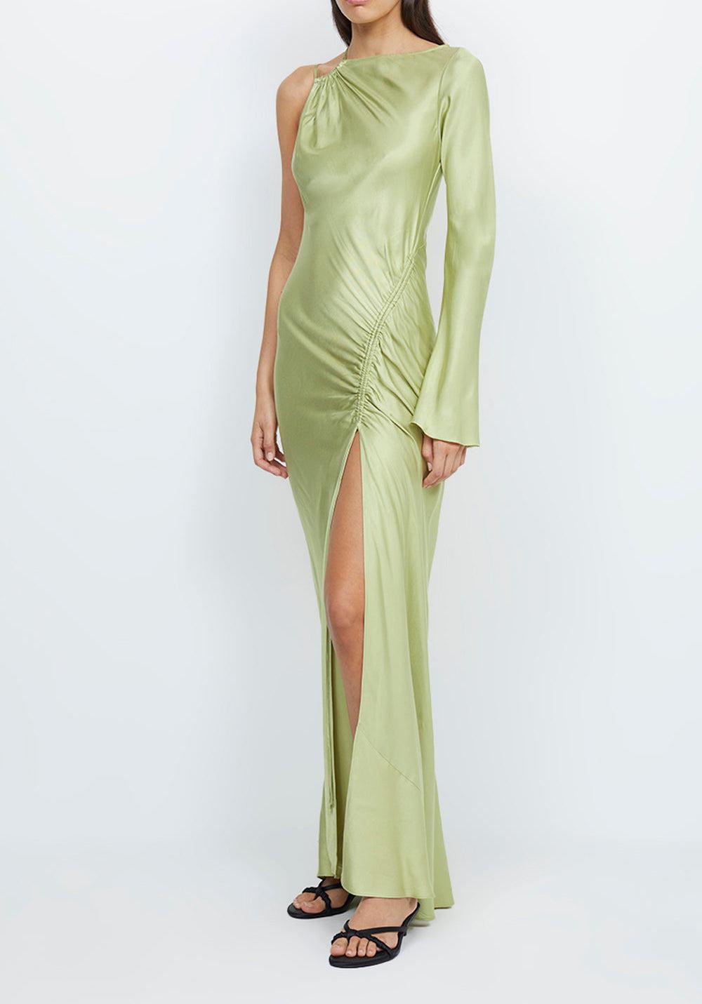 Bec & Bridge Kai Asym Maxi Dress in Pear Size 8 / S photo 2