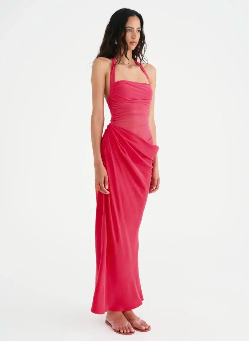 Benni Gina Maxi Dress Watermelon Size AU 6 photo 2