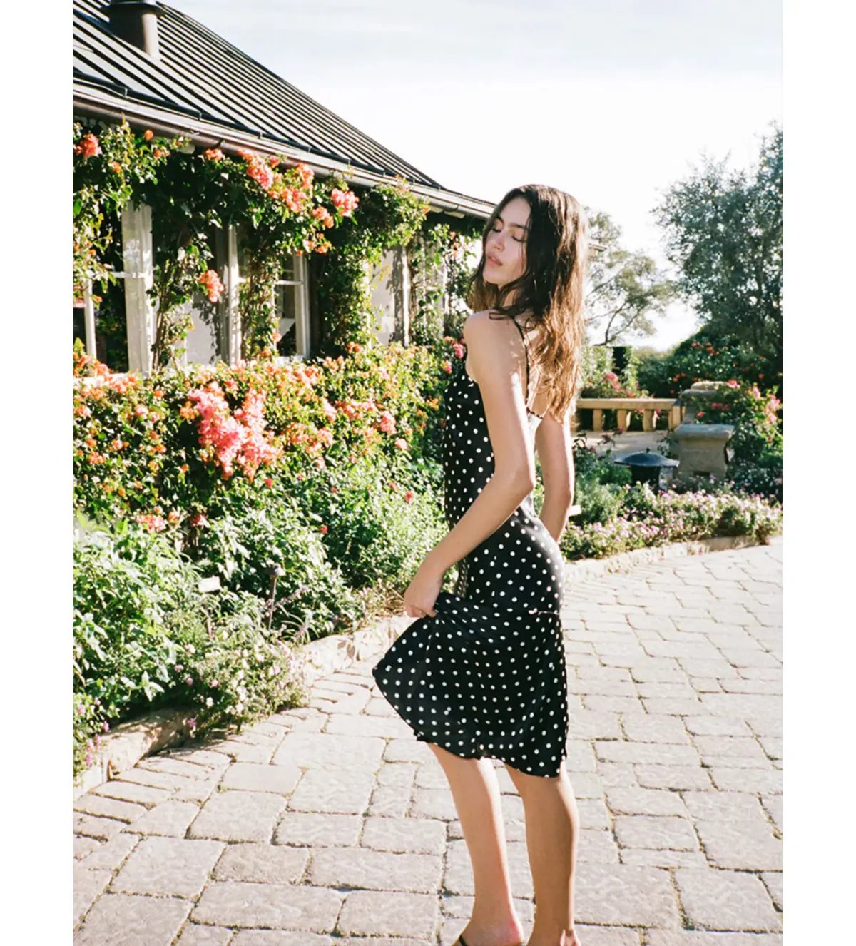 Realisation Par The Cassidy Dress in Black Polka Dot Print Size S / AU 8 photo 2