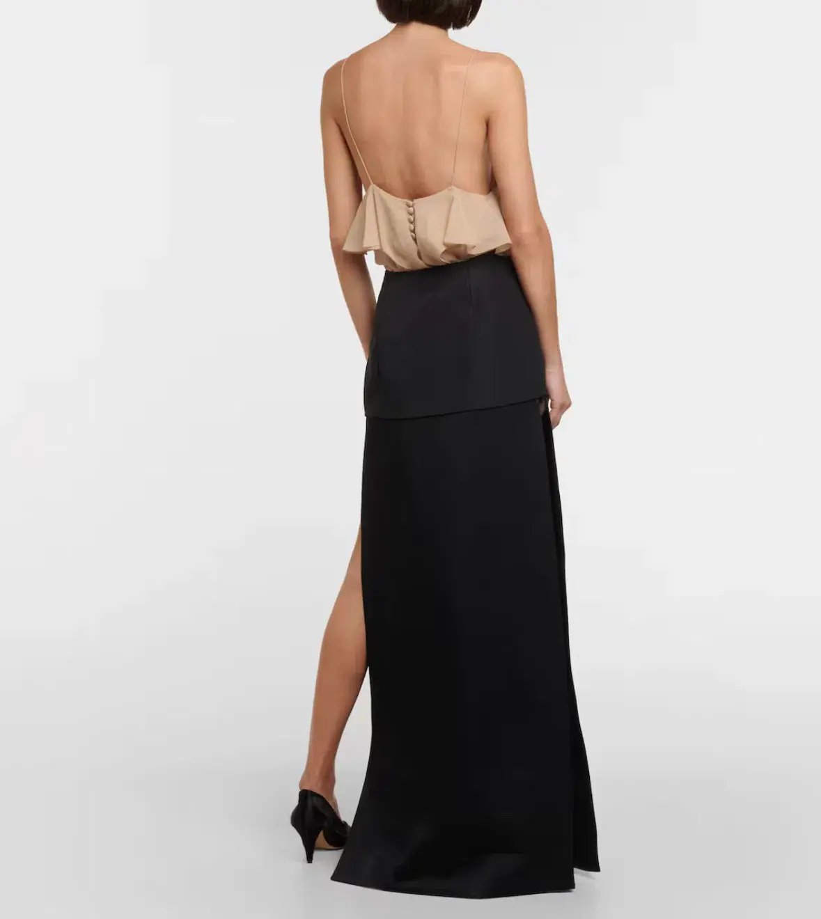 Khaite Saxon Maxi Skirt Black Size 6/XS photo 2