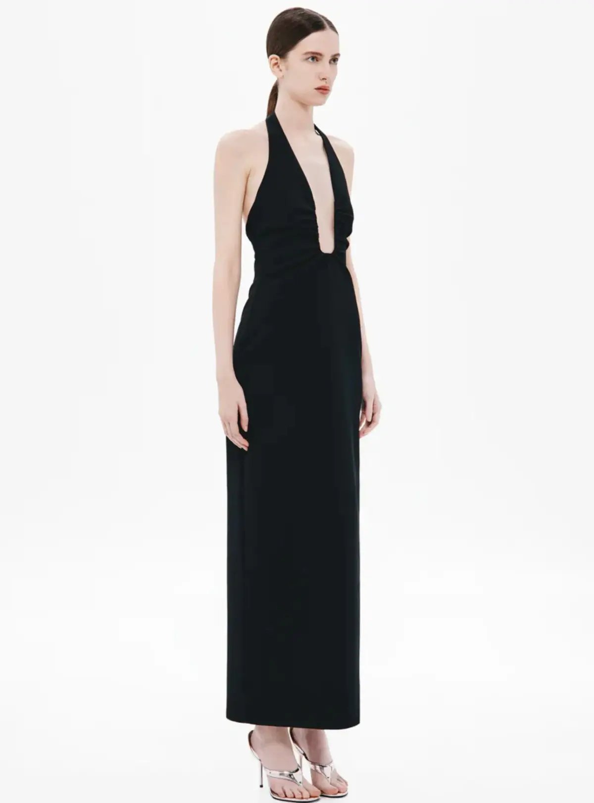 Alusia Dress in Black Sz M photo 3