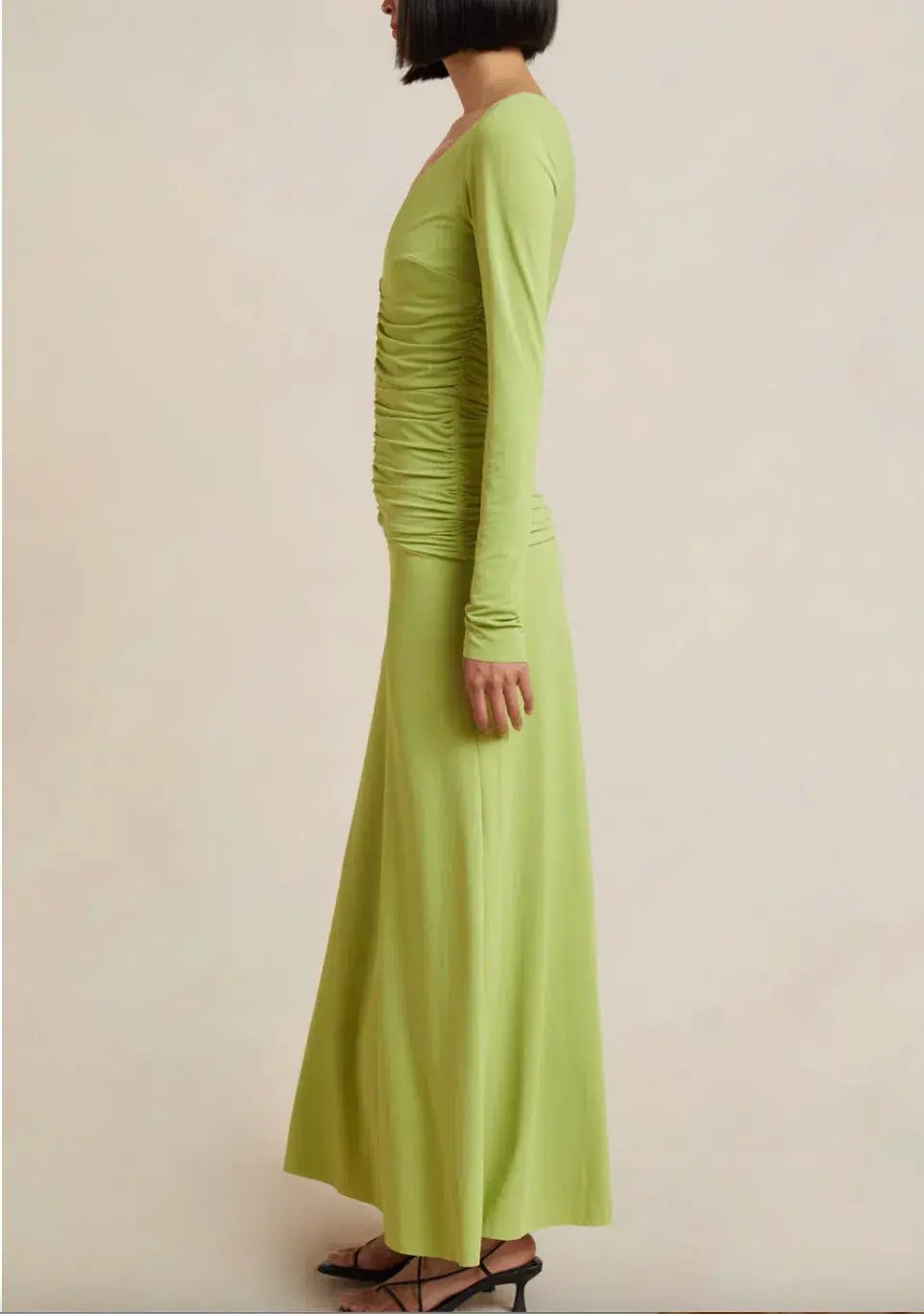 Bec & Bridge  Myla Long Sleeve Maxi Dress Green Size 8 / S photo 3