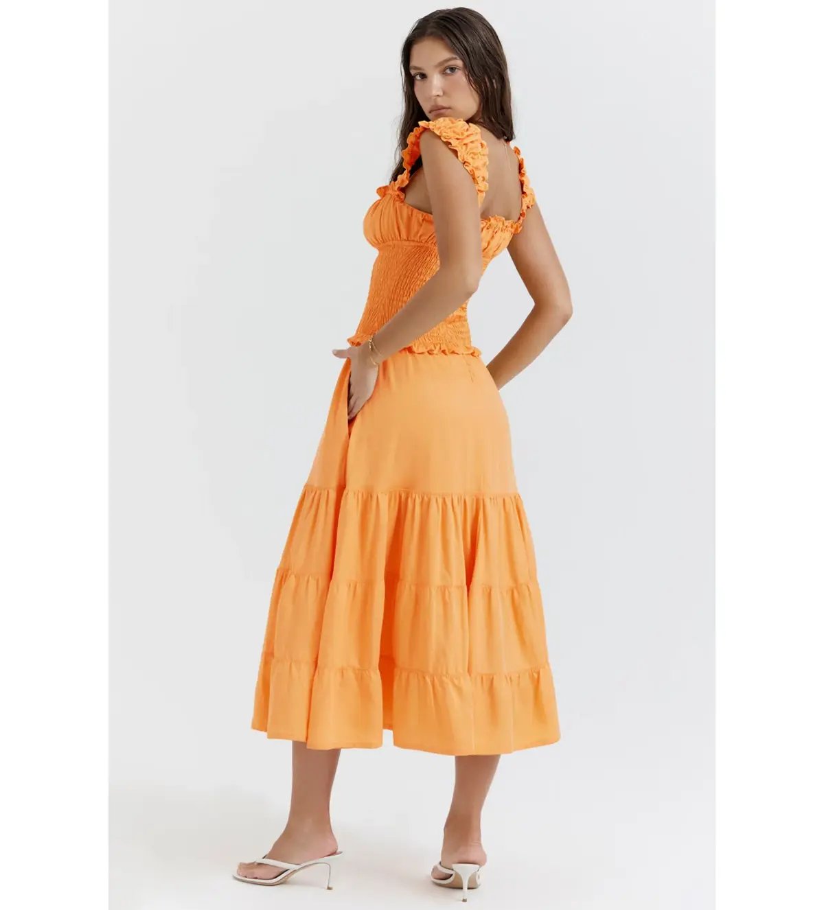 House of CB Phedra Dress Apricot Size M / AU 10 photo 3