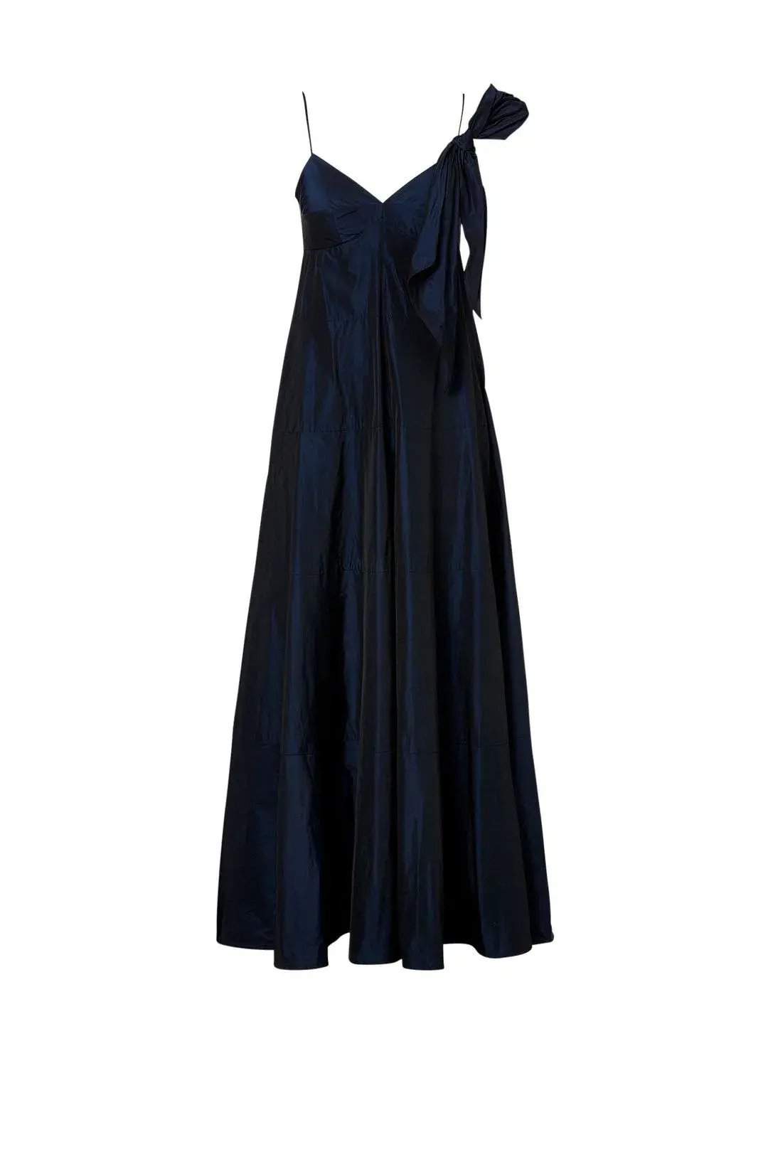 Scanlan Theodore Taffeta Maxi Dress Navy Size 8 photo 4
