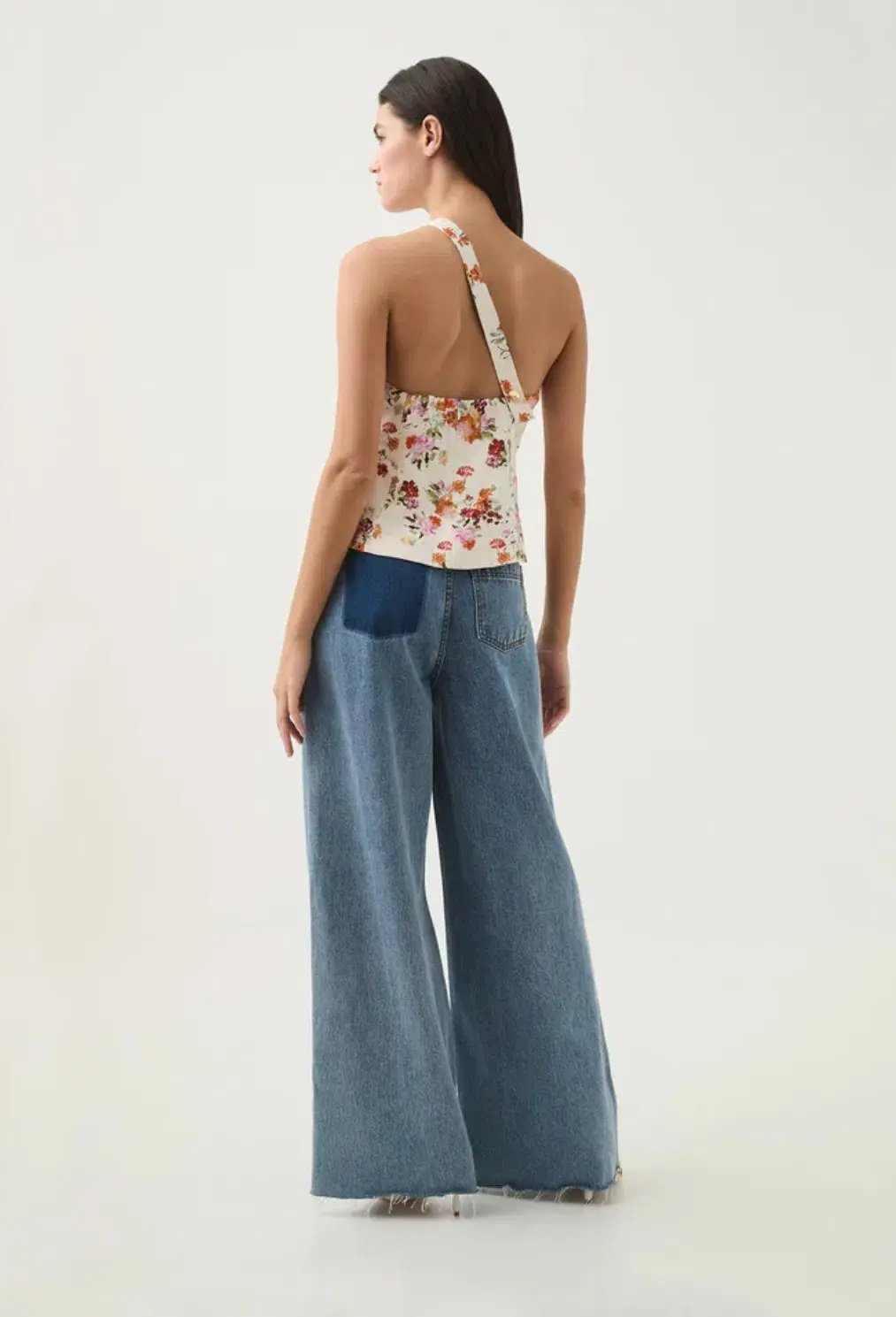 Aje Assemblage Asymmetric Top Flora Natura Size AU 10 photo 3