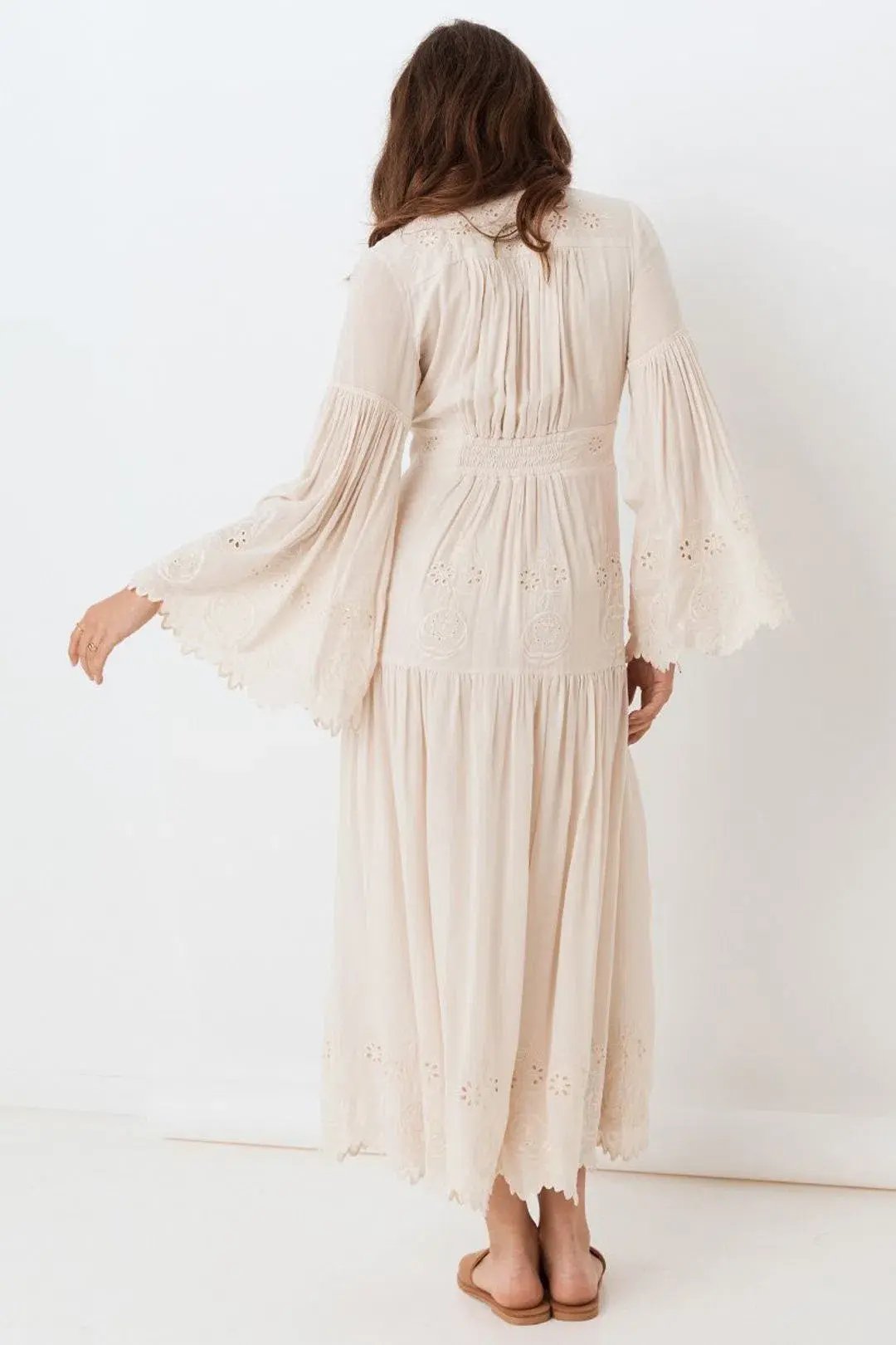 Spell Imogen Gown Cream Size XS photo 6