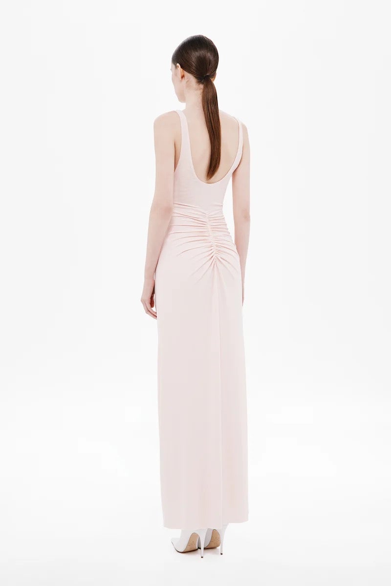 Misha Collection Gisele Jersey Dress - Dusty Pink photo 3