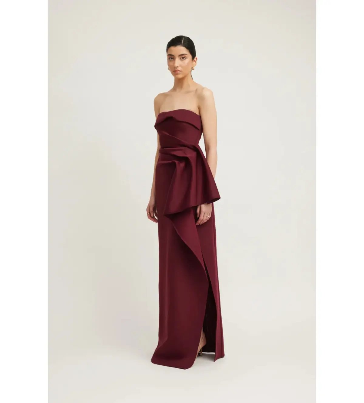 Tojha November Dress in Merlot Size AU 8 photo 2