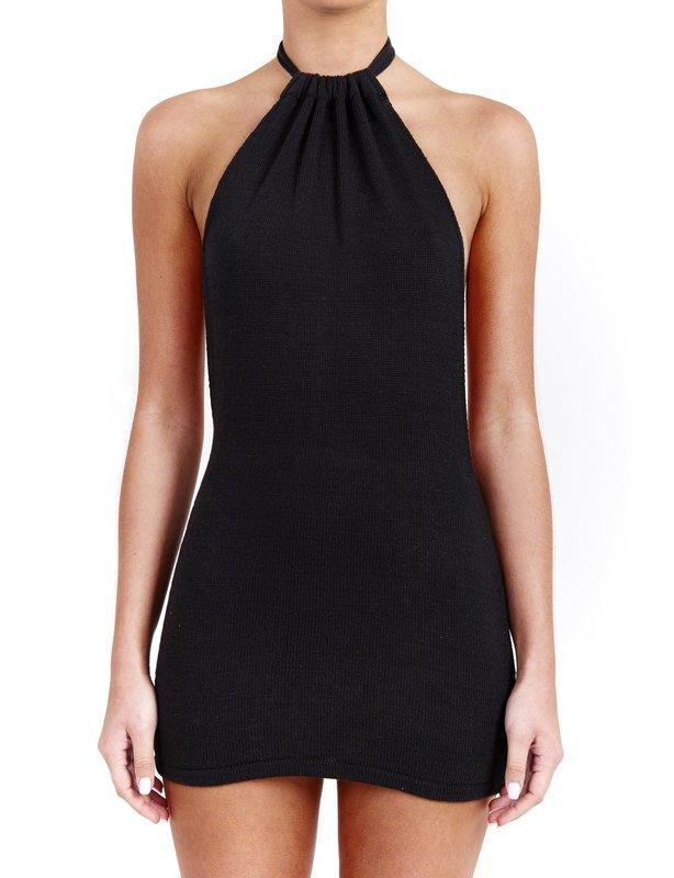 Bamba Swim Bounty Dress | Black | Size Small photo 4