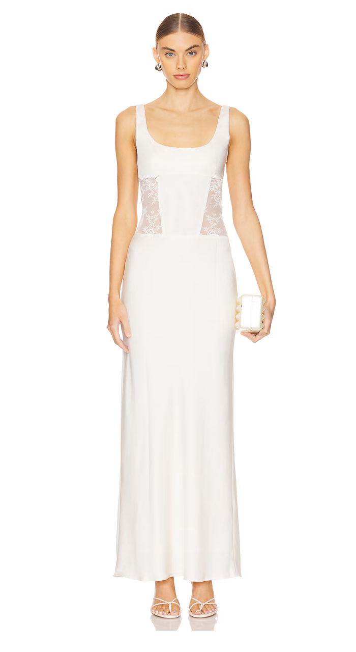 OLIMPIA CORSET DRESS BY BEC AND BRIDGE CREAM photo 4