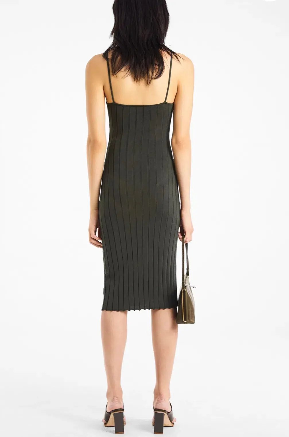 Dion Lee Braided Cami Dress Green Size 6 photo 2