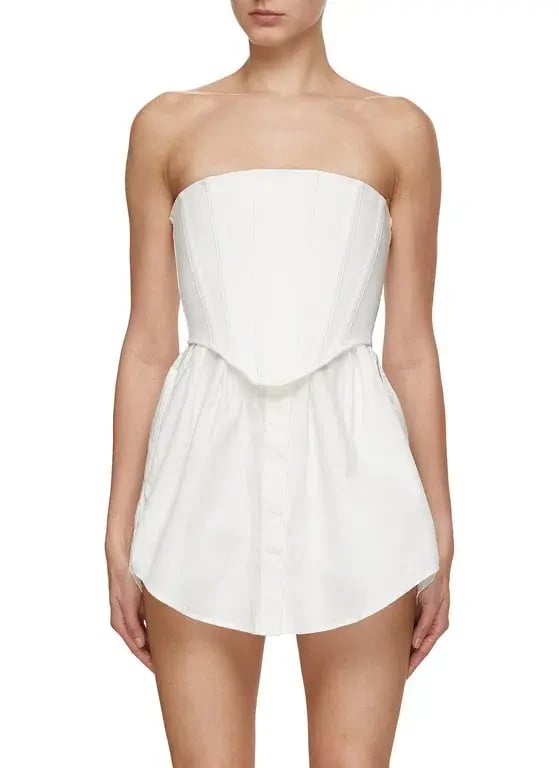 Dion Lee Internal Corset Dress White Size 8 photo 2