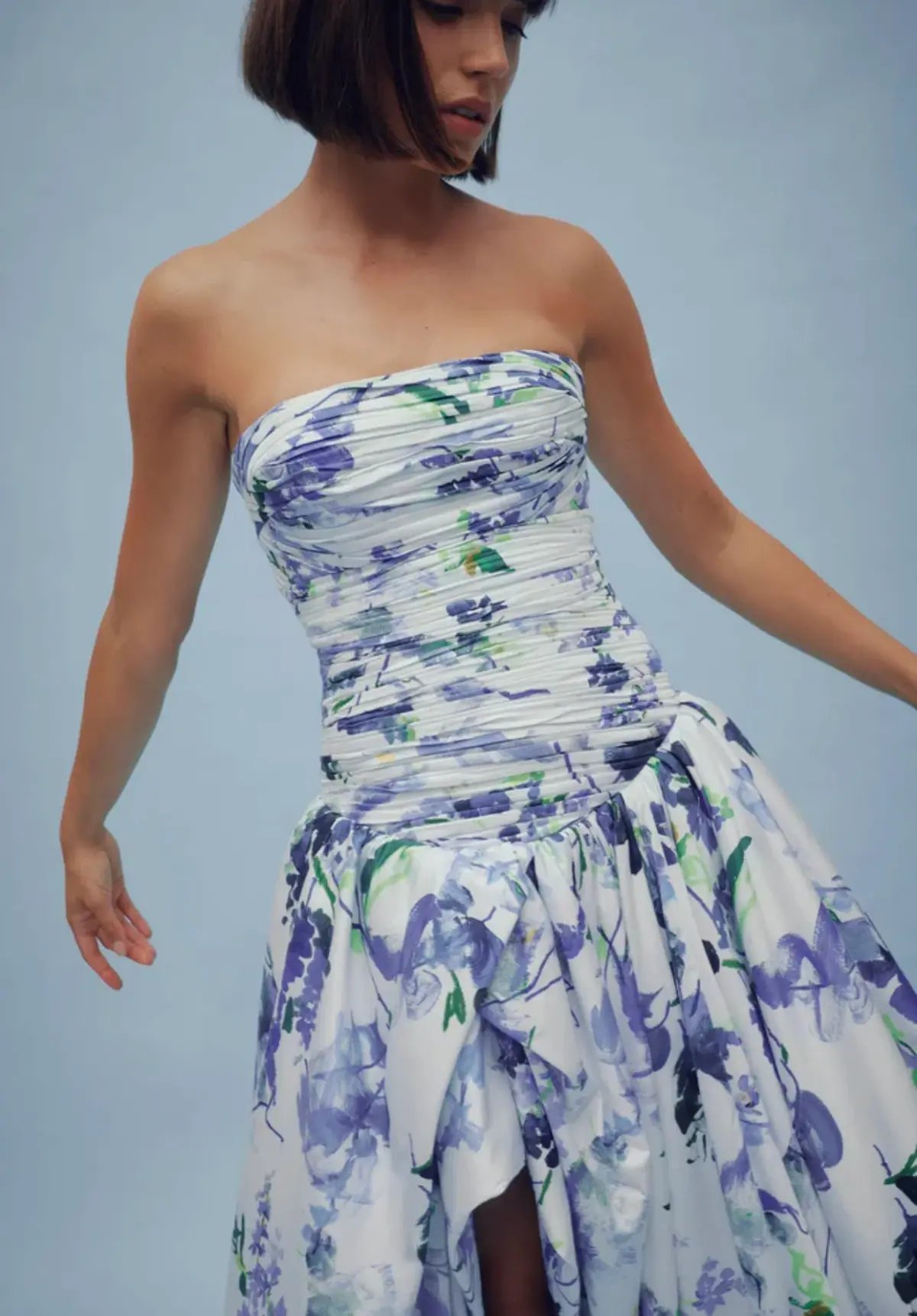 AJE Violette Bubble Hem Maxi Dress Lavenders of Provence Size 8 photo 8