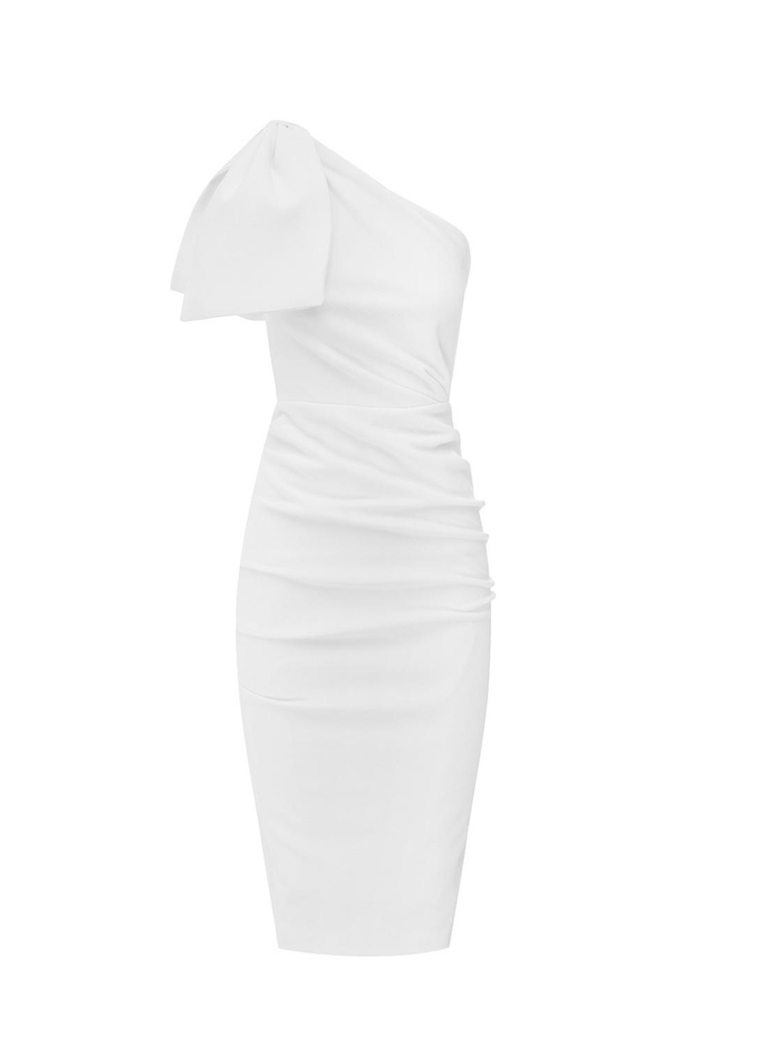 Sheike White Aysm Dress Size 10 photo 2