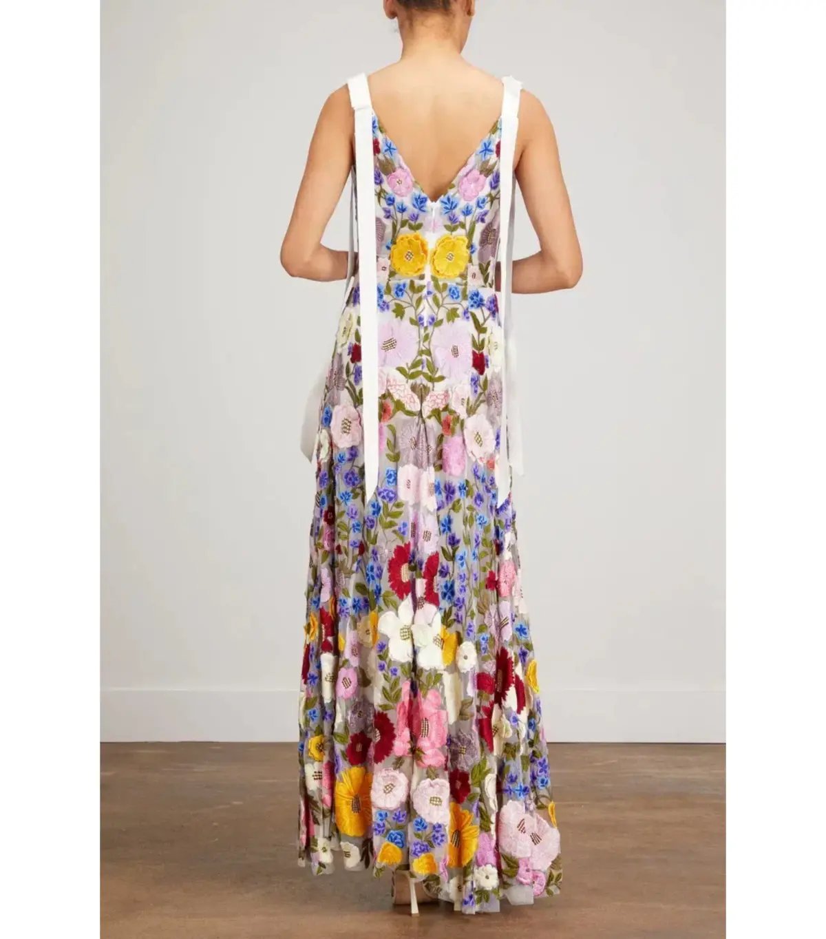 Rachel Gilbert Nya Gown Floral Size AU 8 photo 2