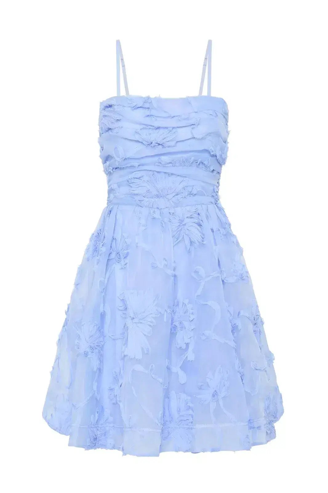 Aje Evangeline Mini Dress Light Sky Blue Size AU 16 photo 4
