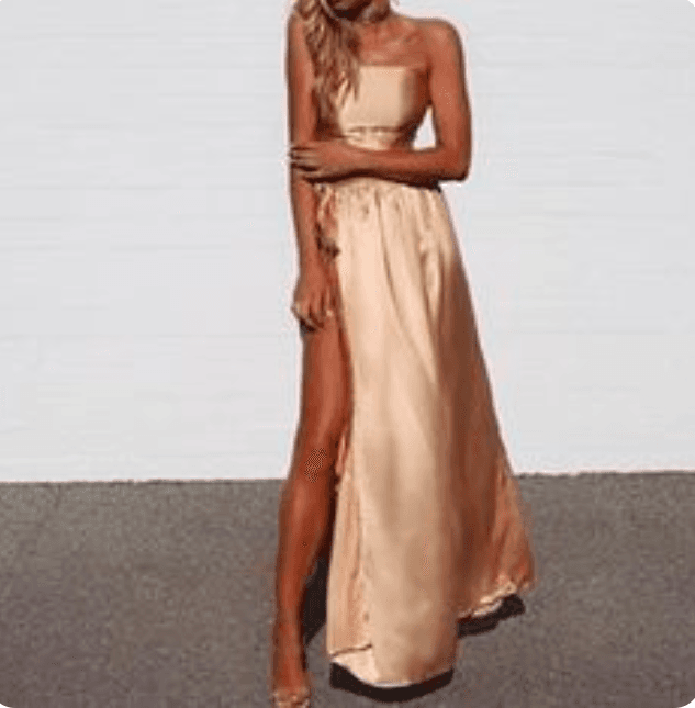 Sisters The Label two piece Gold set Size 6 photo 3