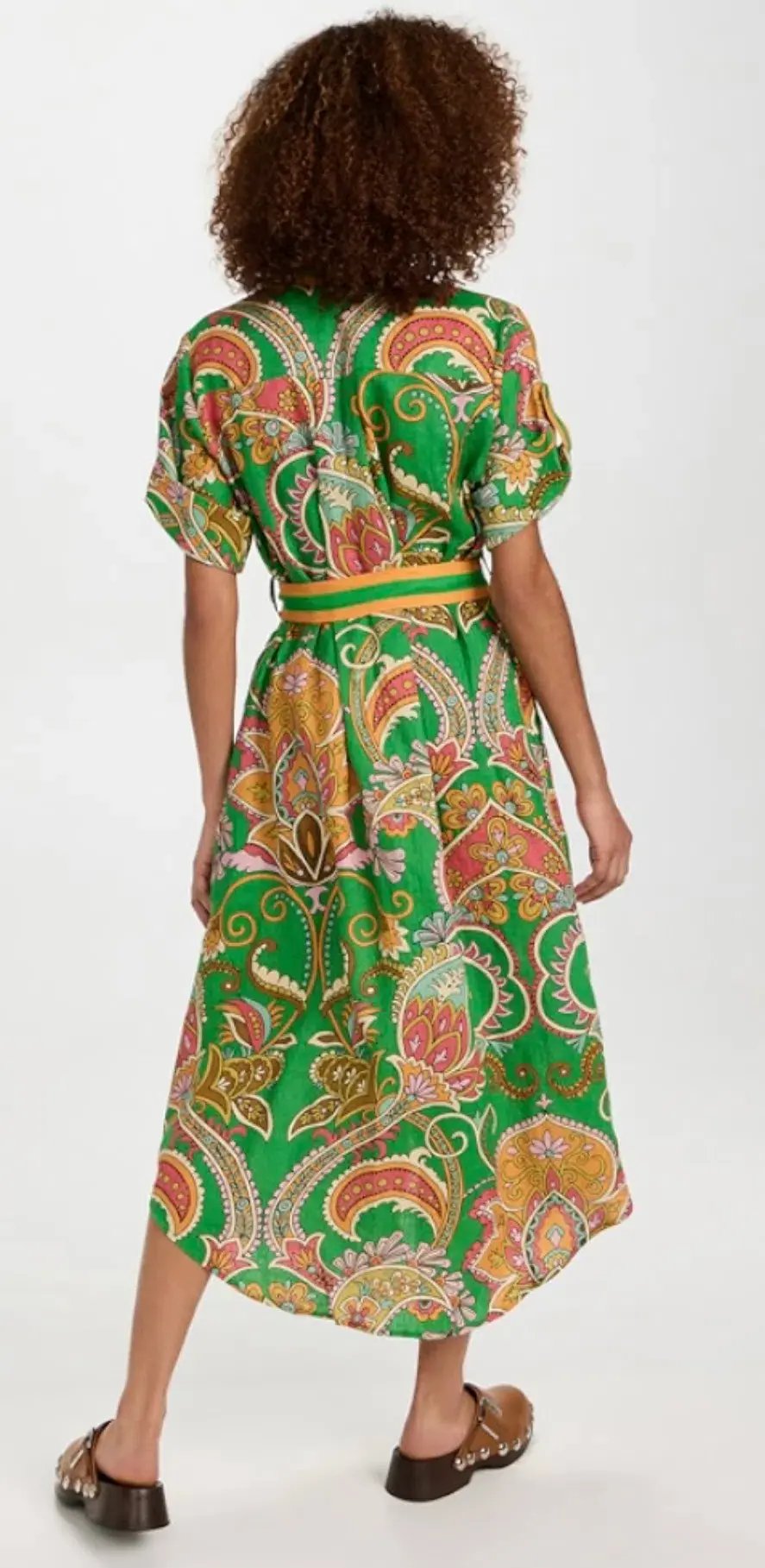 Alémais Marion Shirtdress Green Size 8 photo 3