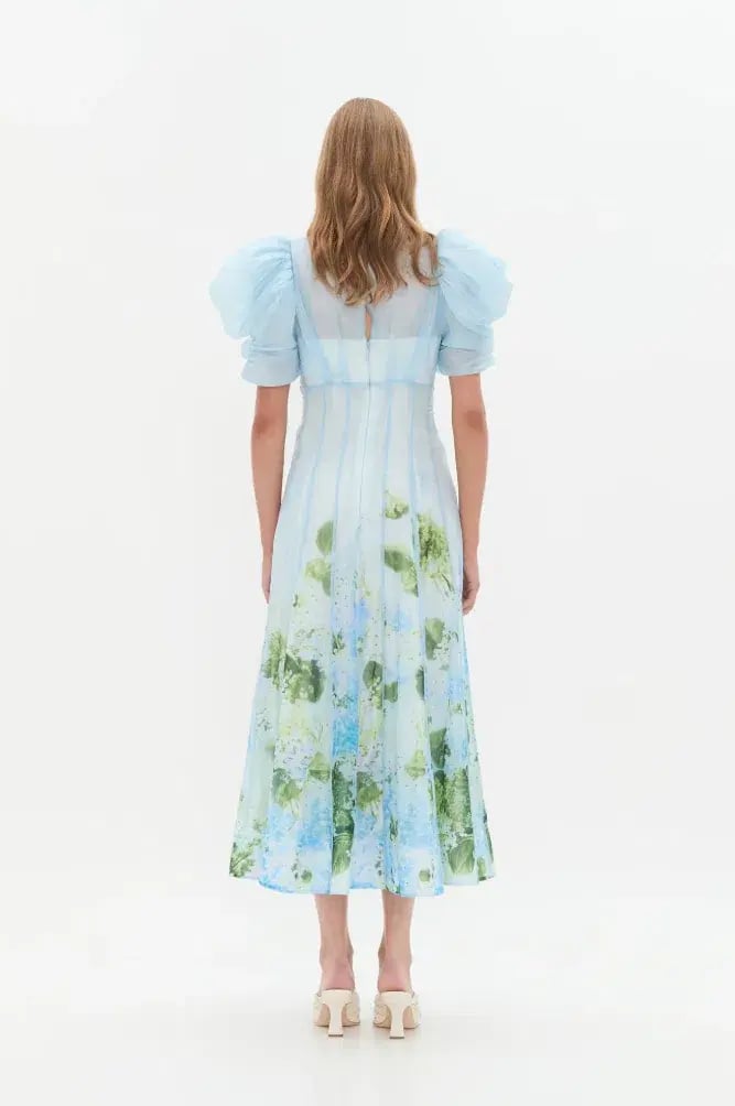 Aje Clementine Midi Dress Floral Size 10 photo 2
