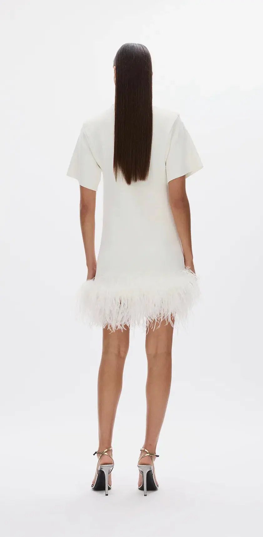 Rachel Gilbert Rita Mini Ivory Au Size 10 photo 4