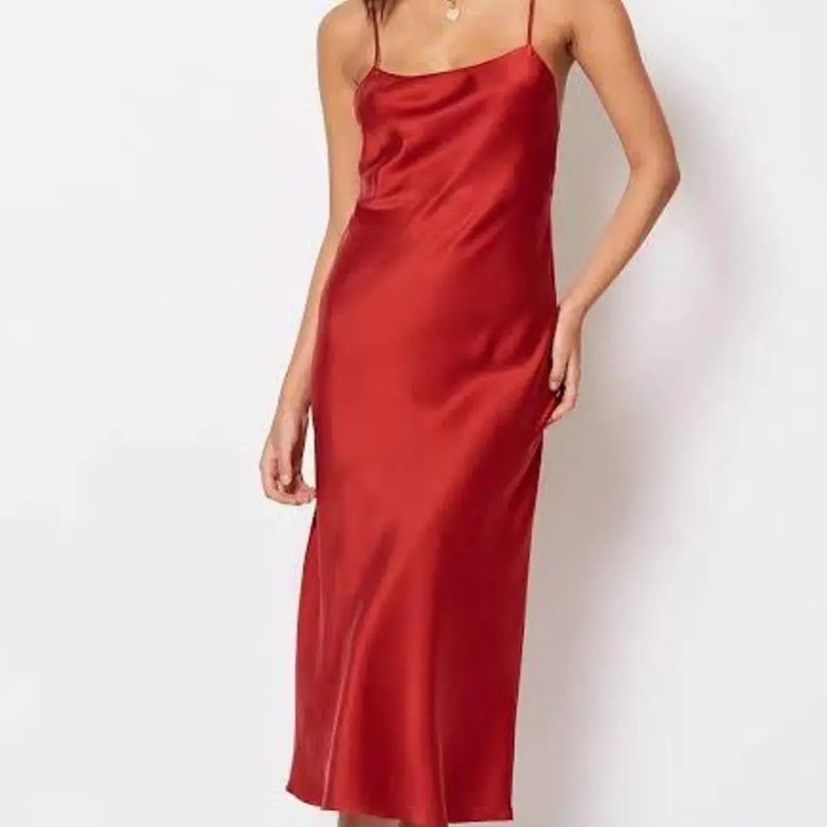 Bec & Bridge Girl Talk Slip Dress Red Size 8 photo 2