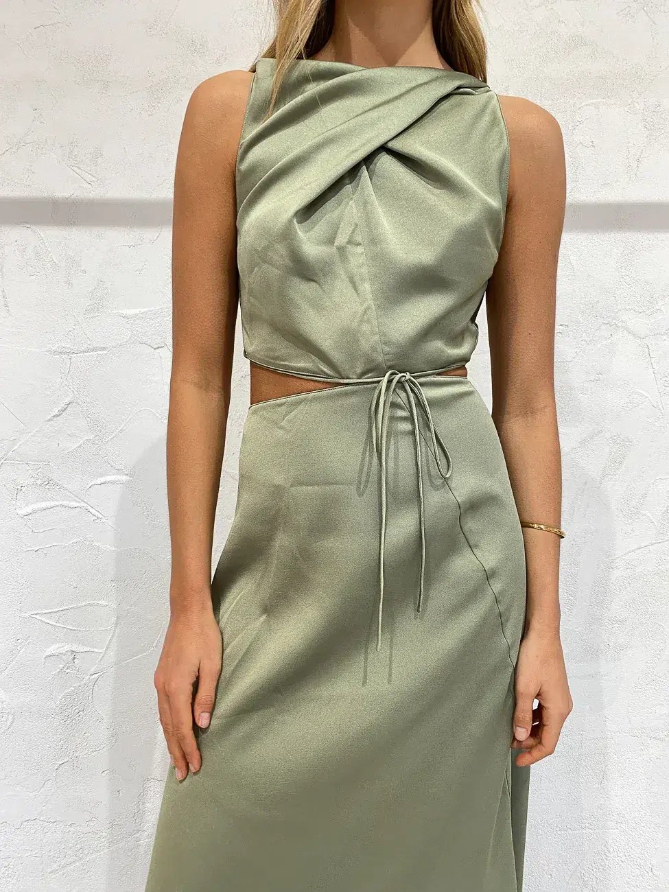 One Fell Swoop Bijoux Maxi In Serpent Green Size AU 8 photo 3