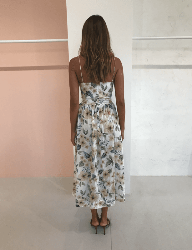 Bec & Bridge Fleurette Midi Dress | Floral Print | Size 8 photo 2