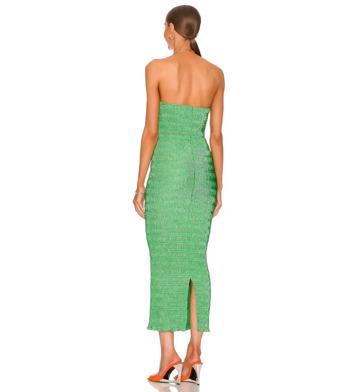 L'Idee Aurore Midi Dress Sea Green Size AU 8 photo 4